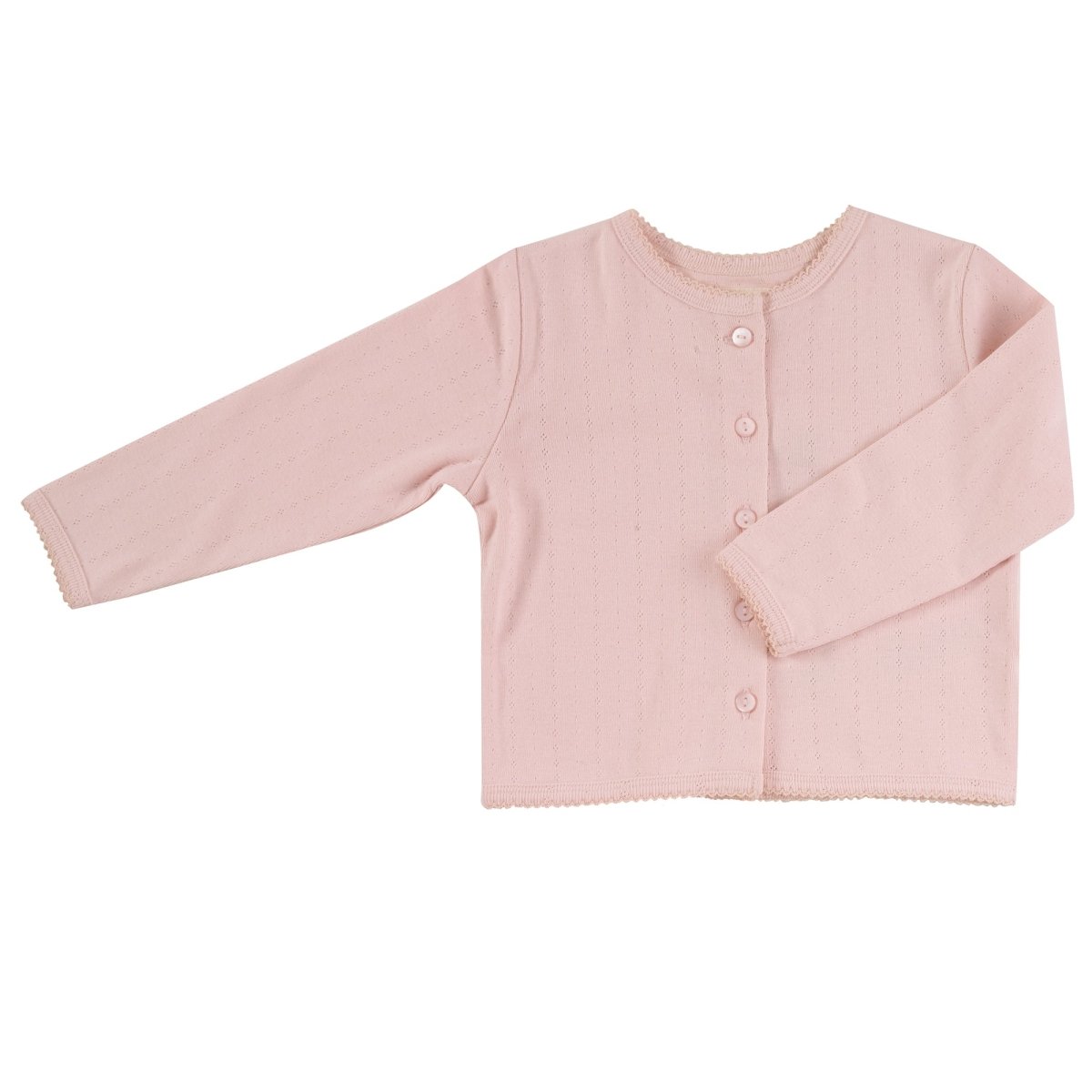 Pink pointelle cardigan - Borro - rent baby kids clothes