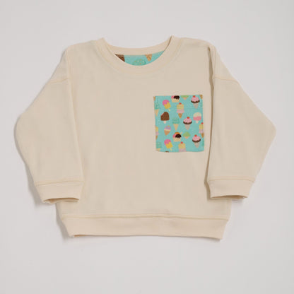 Ice cream sundays reversible sweatshirt