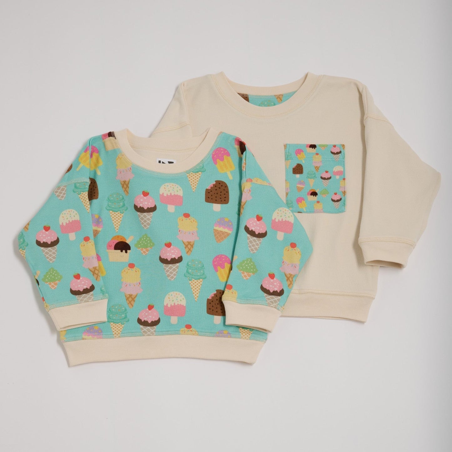 Ice cream sundays reversible sweatshirt
