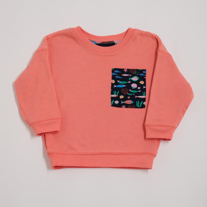 Under the sea reversible sweatshirt