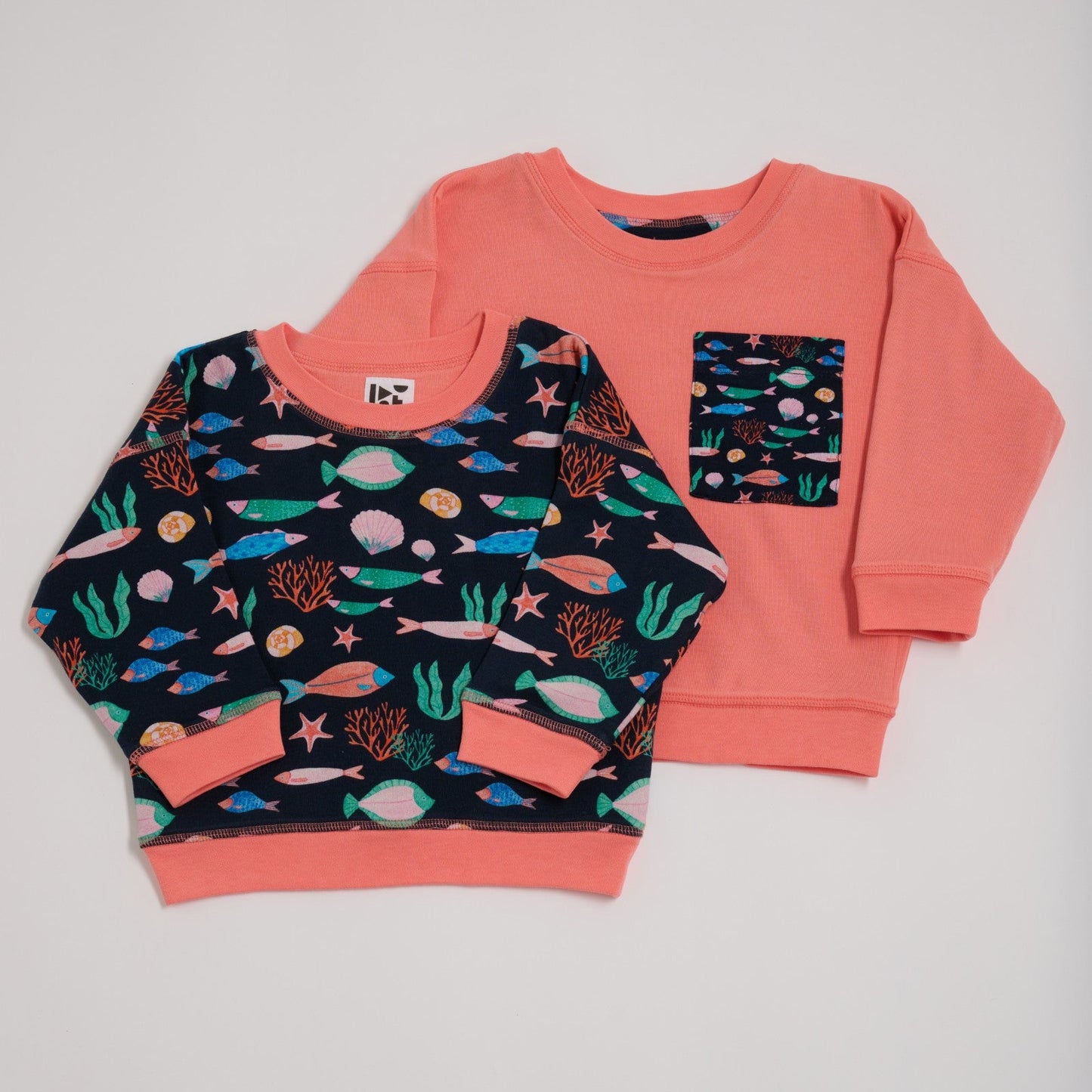 Under the sea reversible sweatshirt