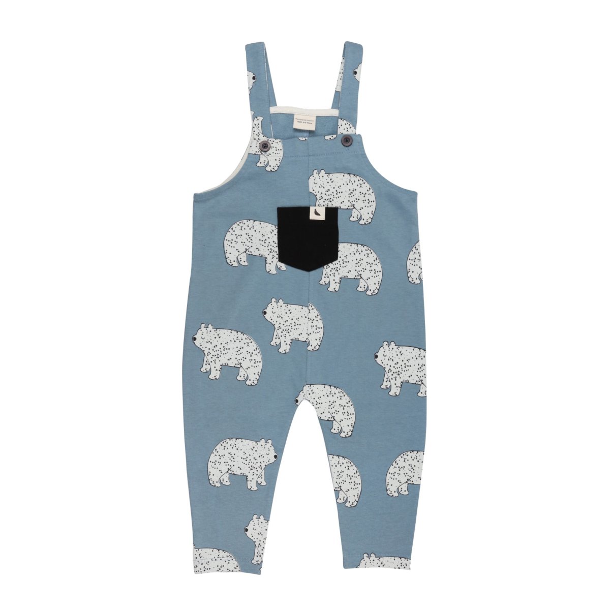 Polar bear easy fit dungarees - Borro - rent baby kids clothes