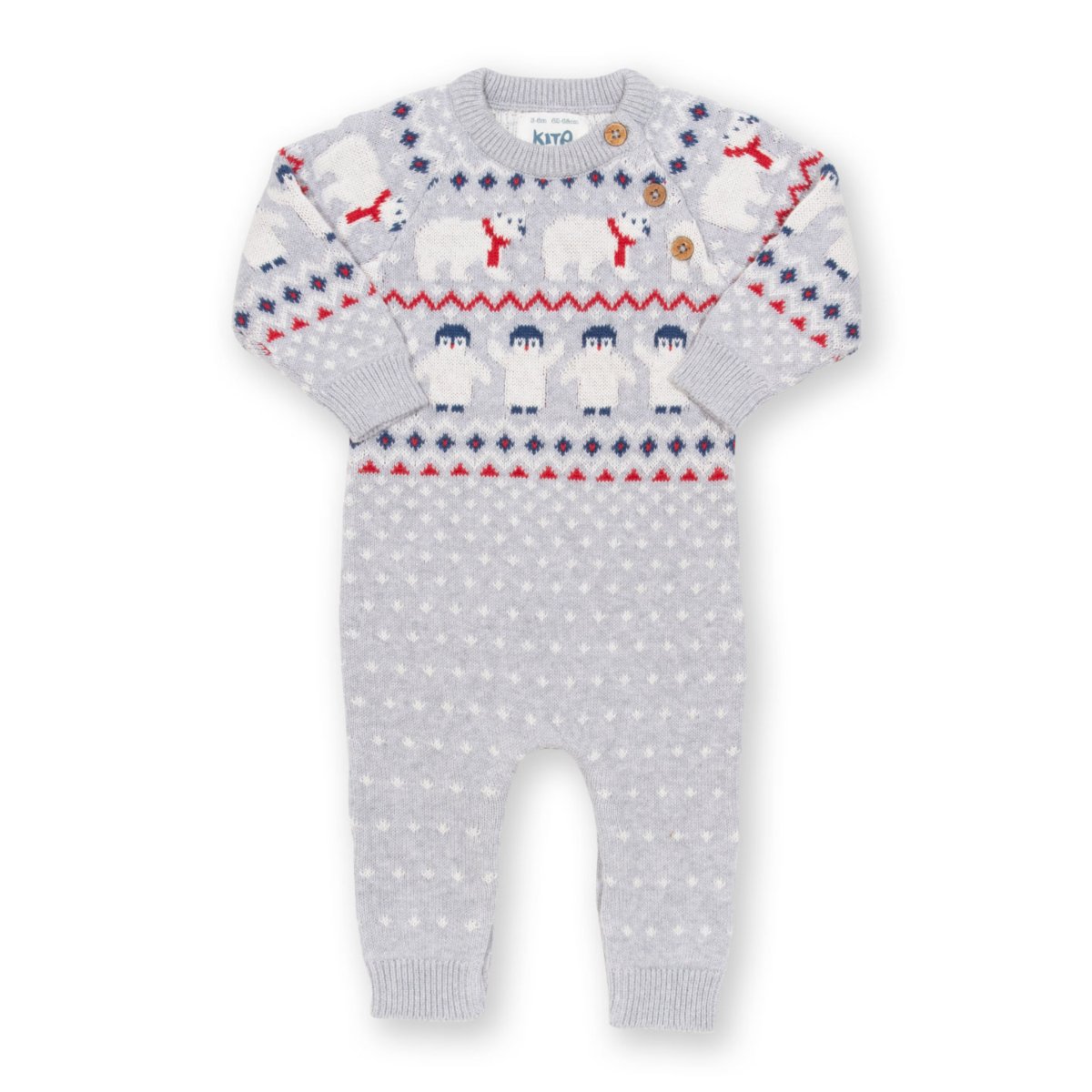 Polar pals knit romper - Borro - rent baby kids clothes