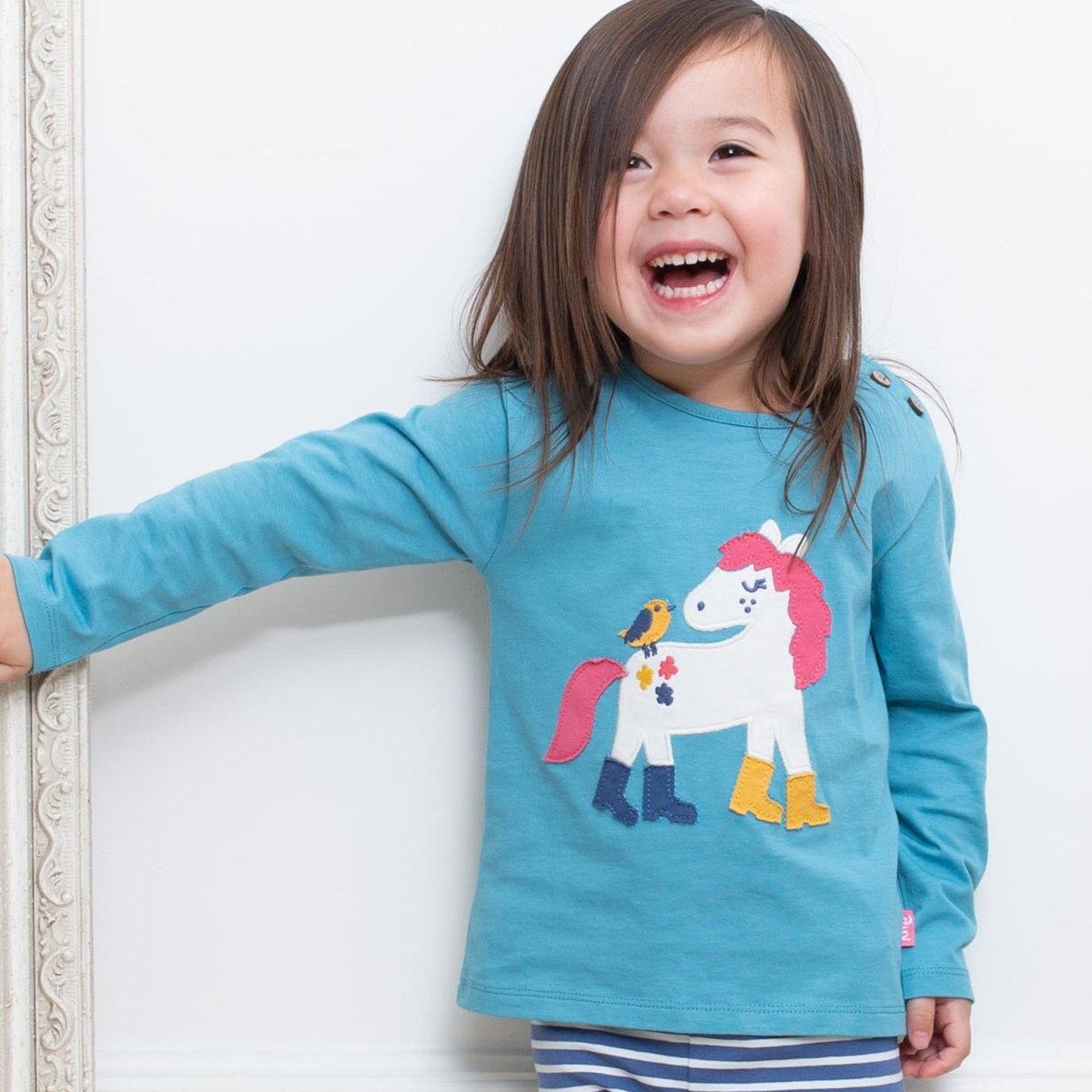Puddle pony long sleeve top - Borro - rent baby kids clothes