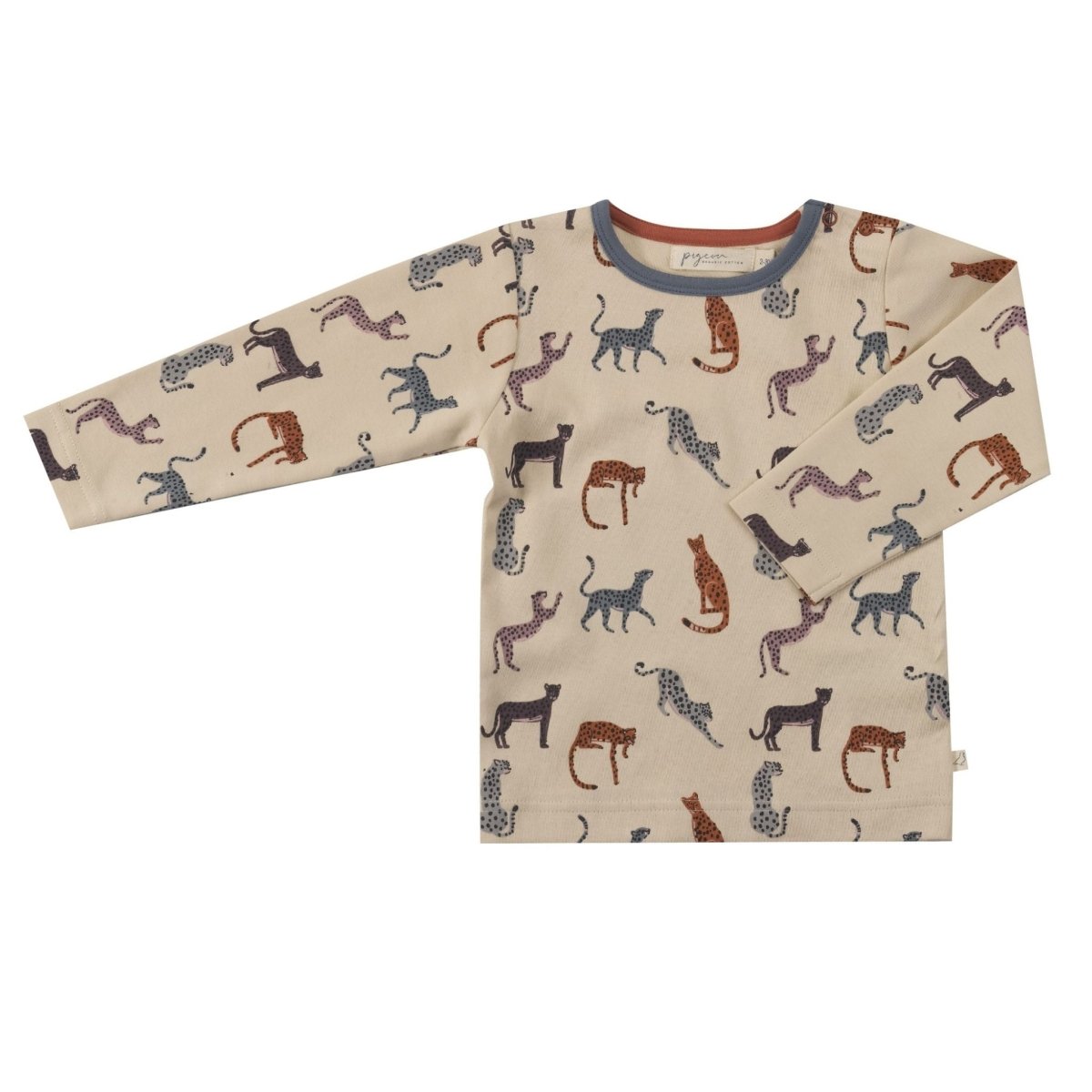 Pumice leopard long sleeve top - Borro - rent baby kids clothes