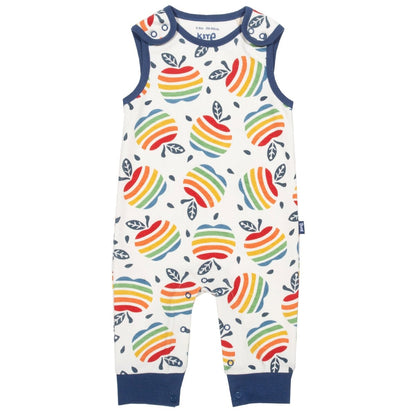 Rainbow apple dungarees - Borro - rent baby kids clothes