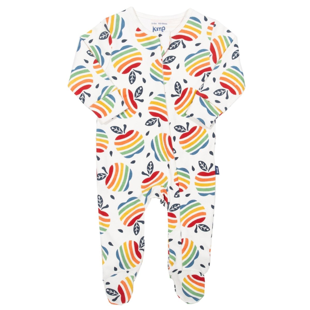 Rainbow apple zip sleepsuit - Borro - rent baby kids clothes