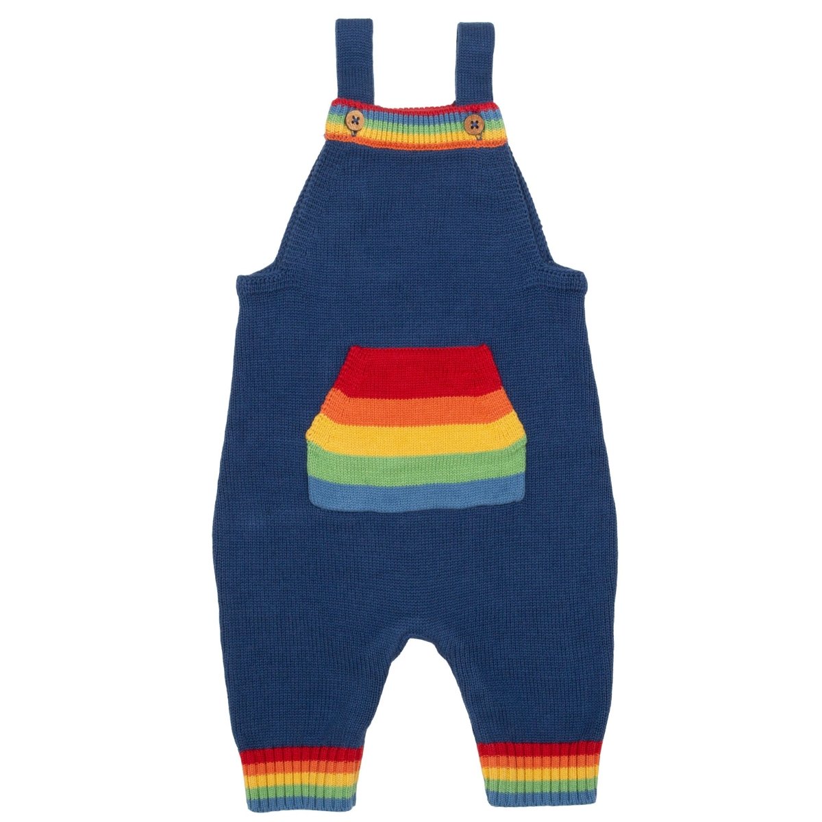 Rainbow knit dungarees - Borro - rent baby kids clothes