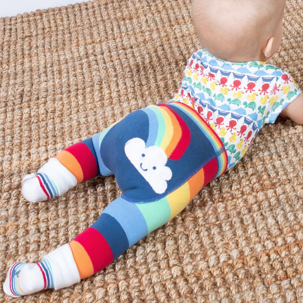 Rainbow knit leggings - Borro - rent baby kids clothes