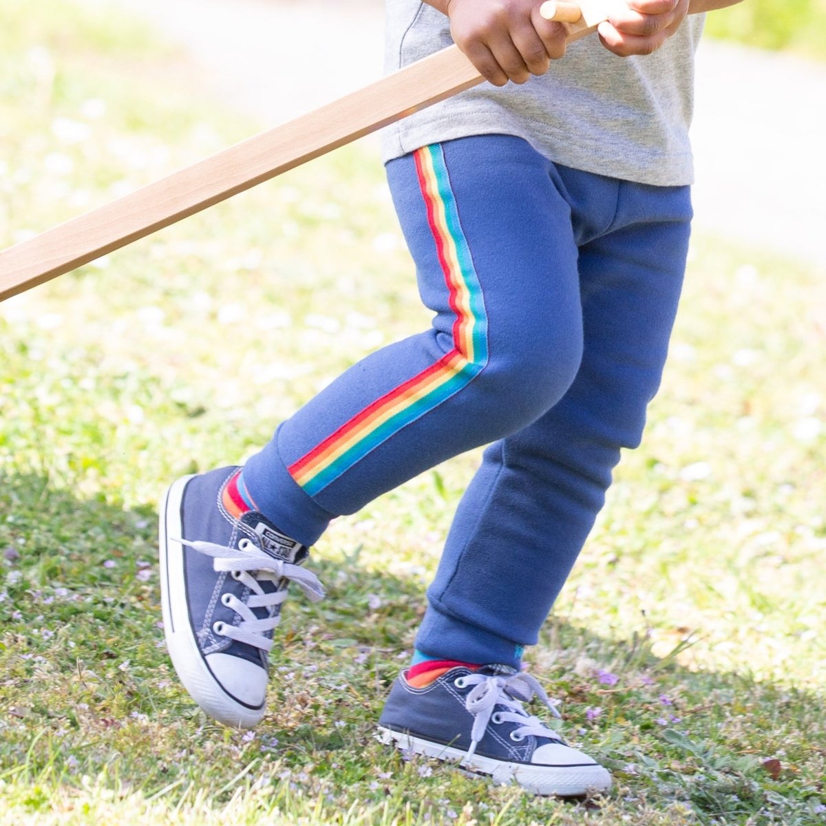 Rainbow stripe joggers - Borro - rent baby kids clothes