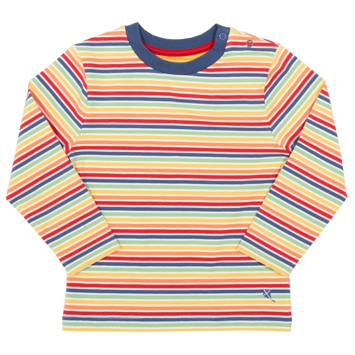 Rainbow stripe long sleeve top - Borro - rent baby kids clothes