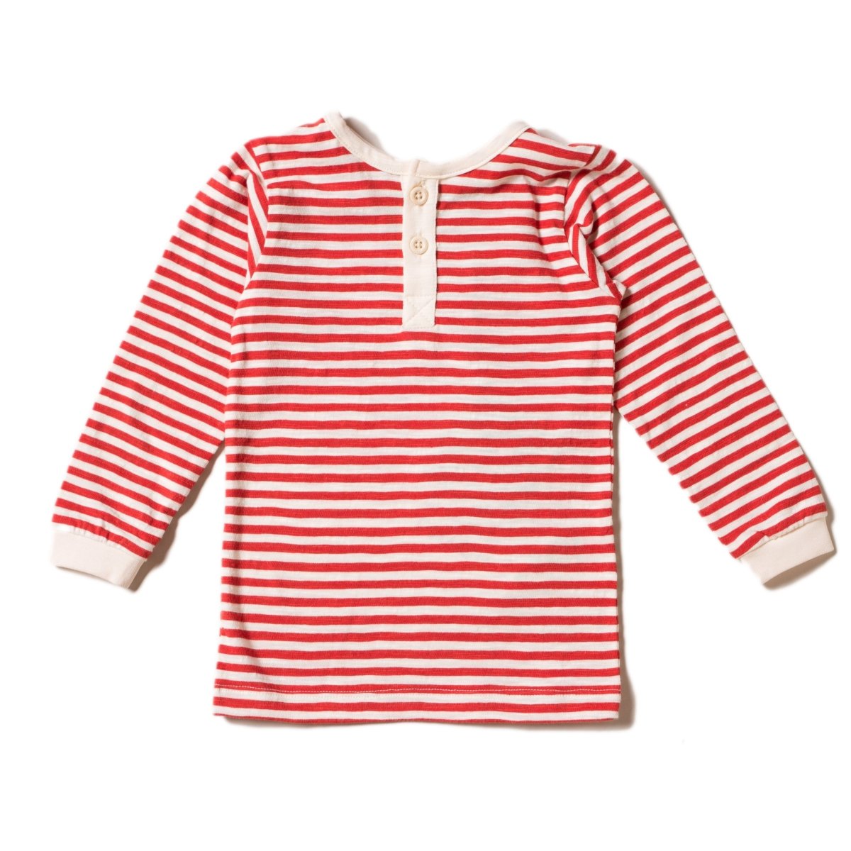 Red stripe long sleeve everyday tee - Borro - rent baby kids clothes