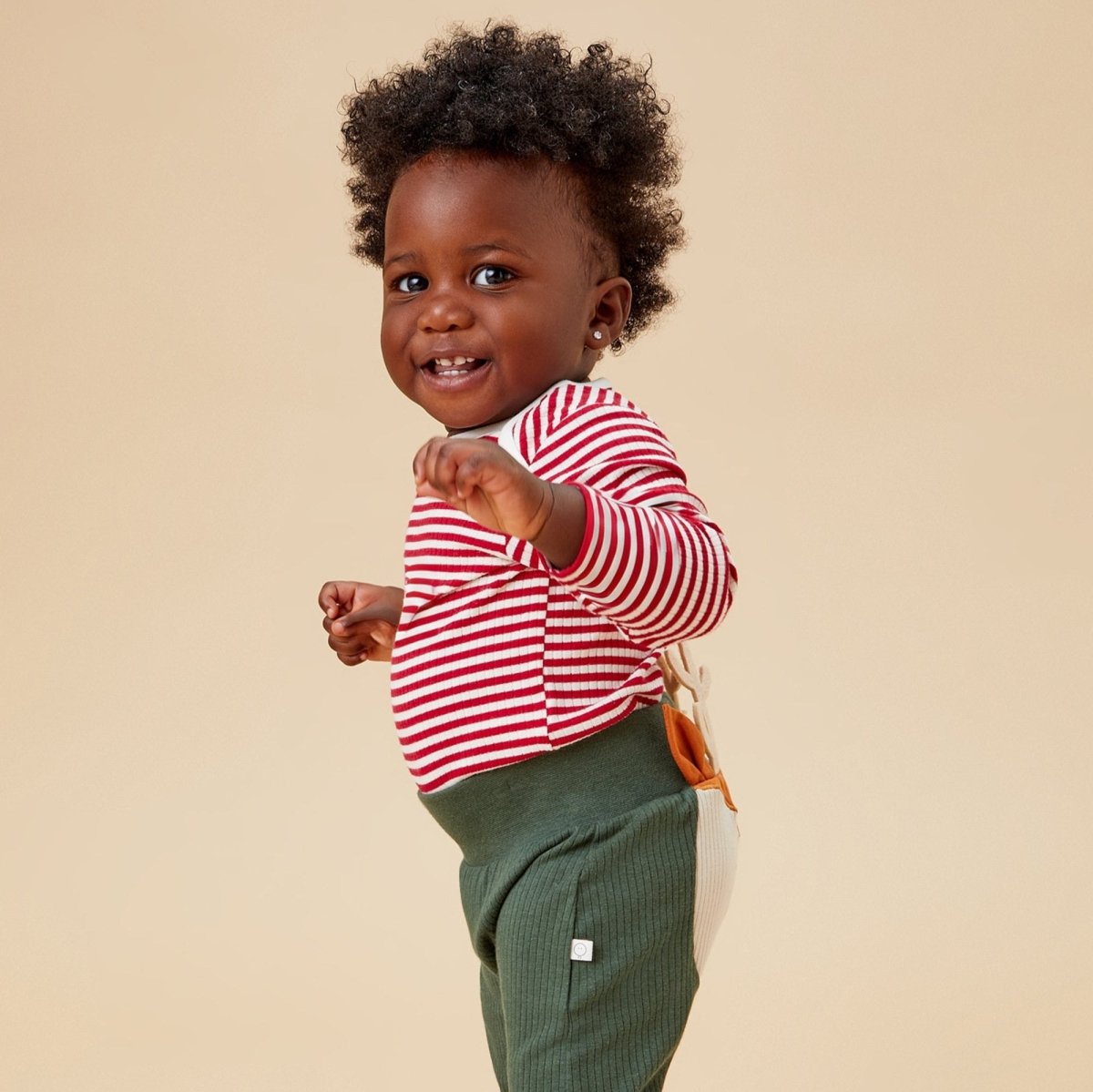 Reindeer ribbed joggers - Borro - rent baby kids clothes