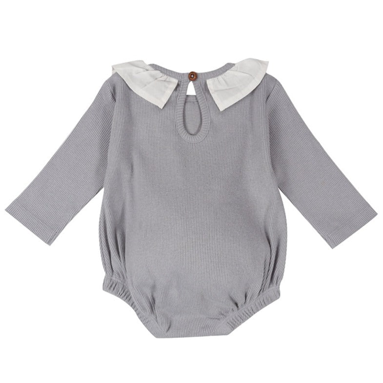 Rib bubble long - sleeve bodysuit - Borro - rent baby kids clothes