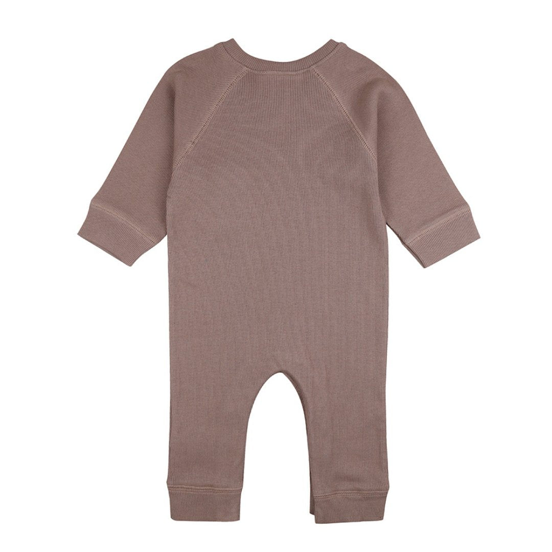 Rib playsuit - stone - Borro - rent baby kids clothes