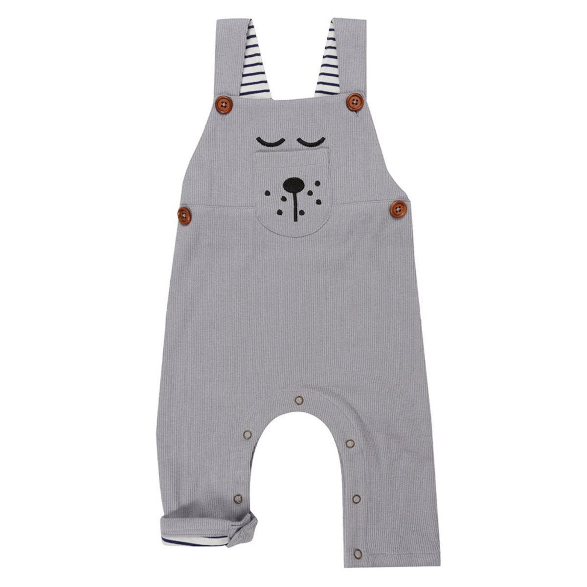 Rib sleepy dungarees - Borro - rent baby kids clothes