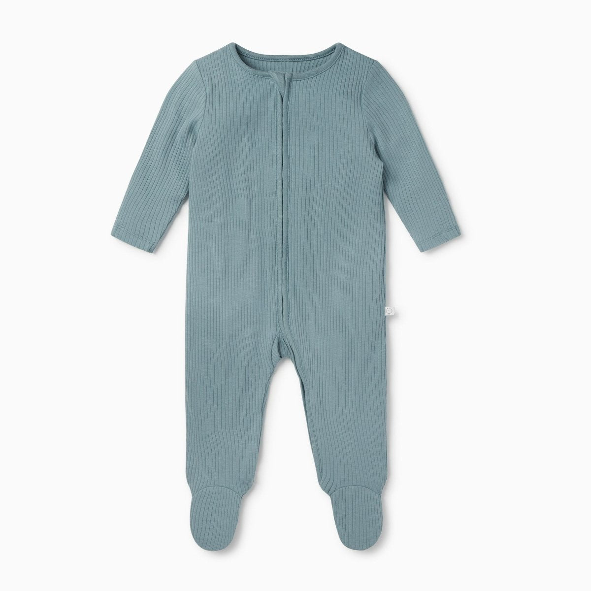 Ribbed double zip sleepsuit - sky - Borro - rent baby kids clothes