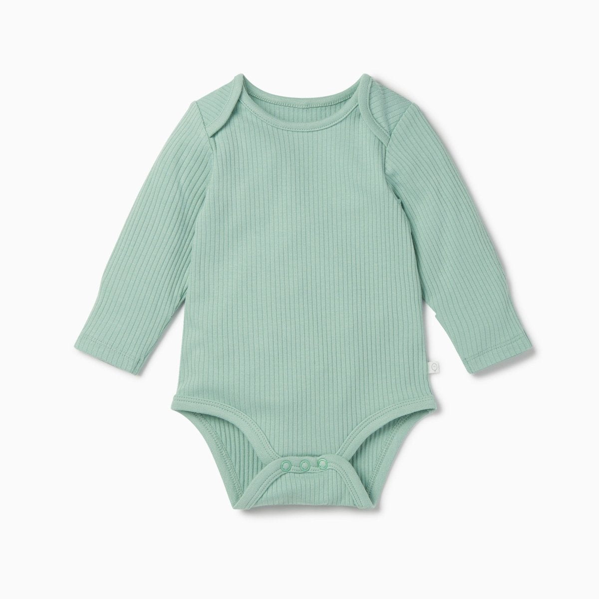 Ribbed long sleeve bodysuit - mint - Borro - rent baby kids clothes