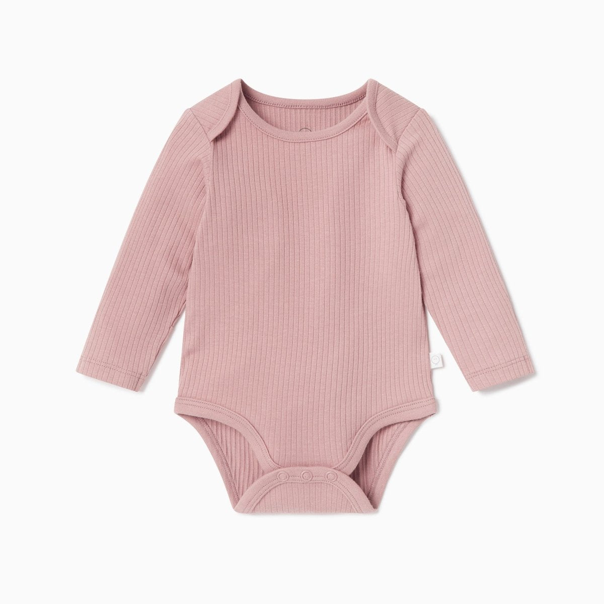 Ribbed long sleeve bodysuit - rose - Borro - rent baby kids clothes