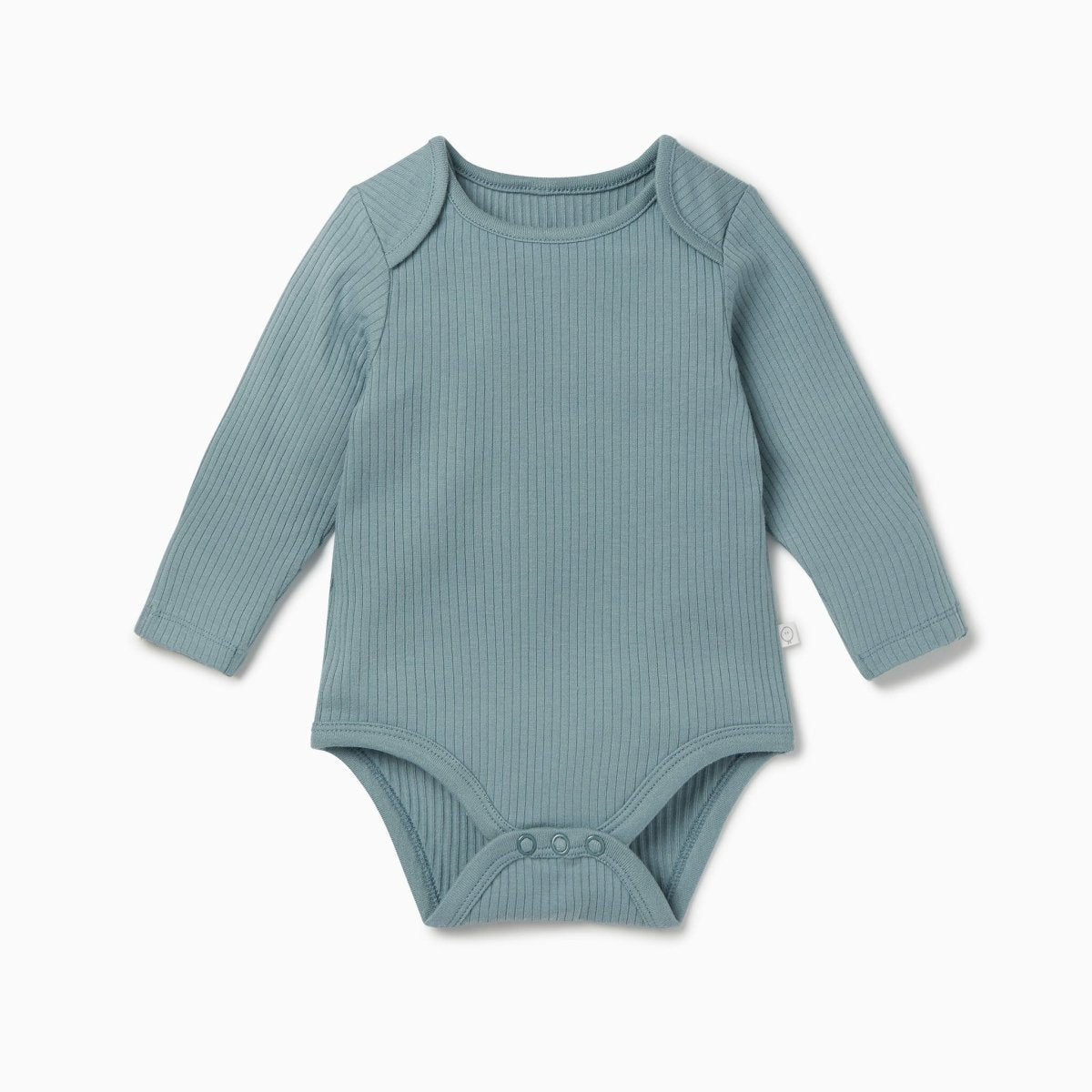 Ribbed long sleeve bodysuit - sky - Borro - rent baby kids clothes