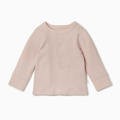 Ribbed pyjamas - blush - Borro - rent baby kids clothes