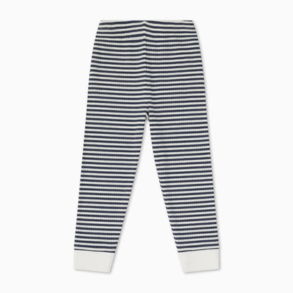 Ribbed pyjamas - navy stripe - Borro - rent baby kids clothes
