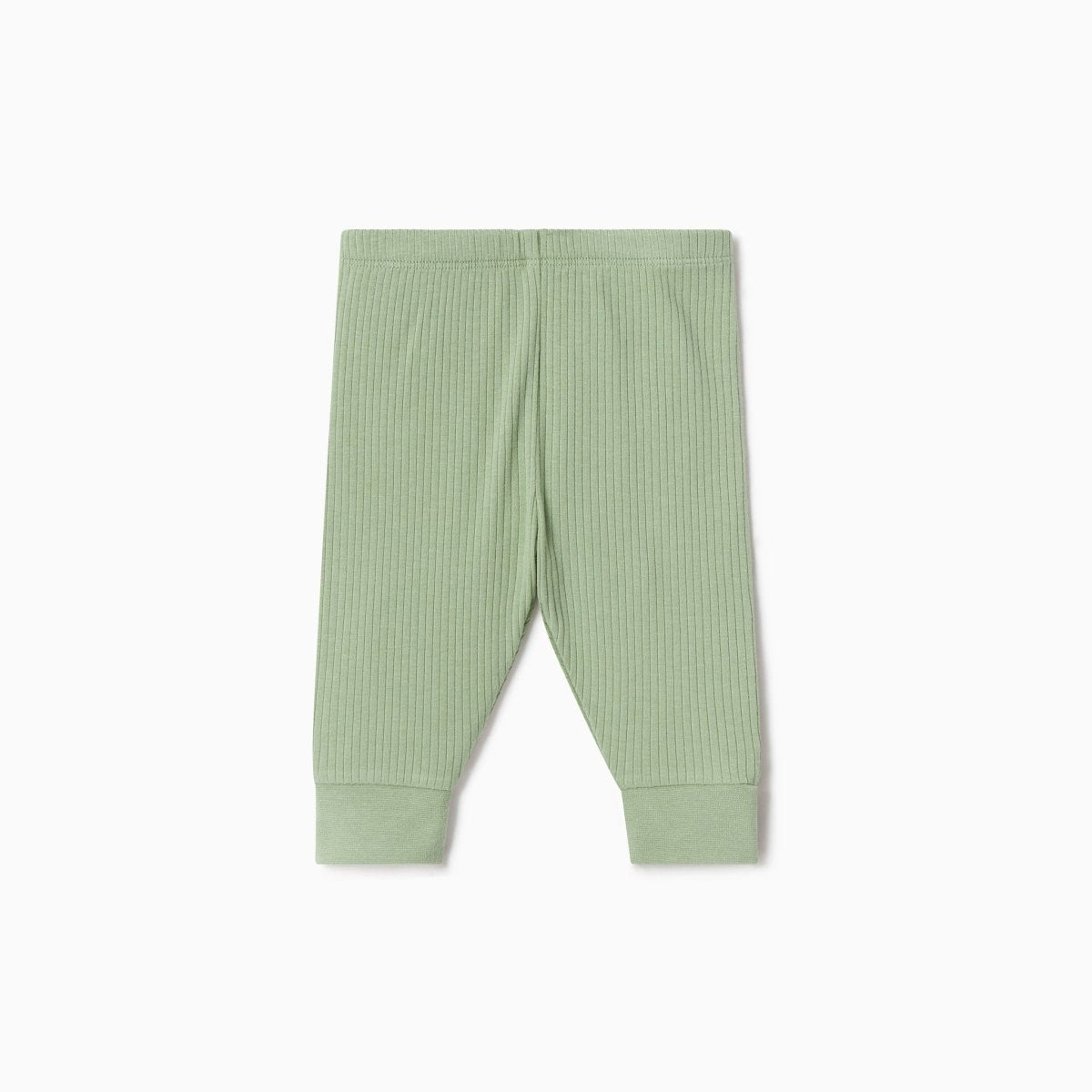 Ribbed pyjamas - sage - Borro - rent baby kids clothes