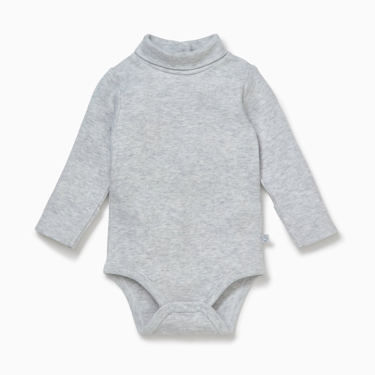 Roll neck long sleeve bodysuit - grey - Borro - rent baby kids clothes