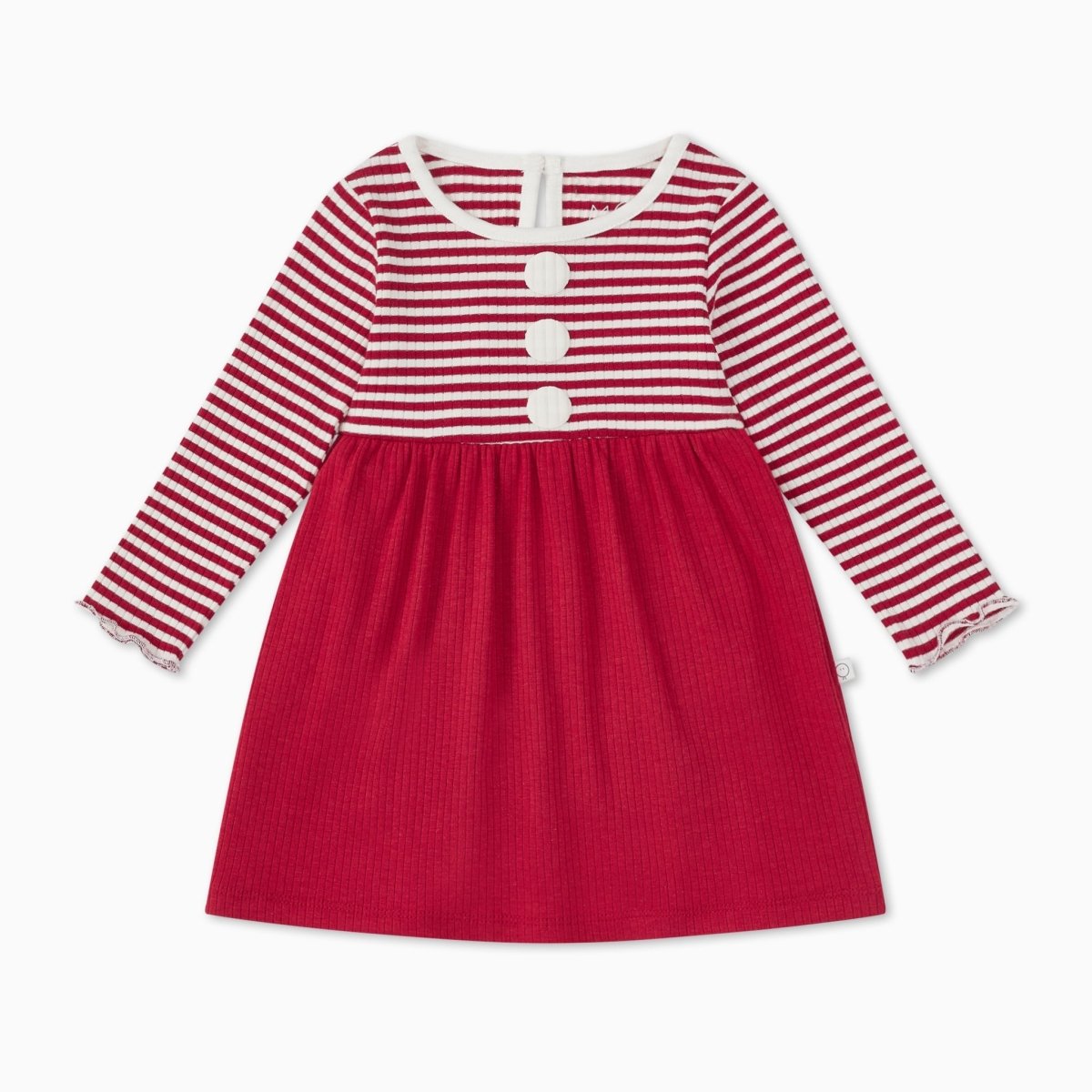 Ruby stripe ribbed dress - Borro - rent baby kids clothes