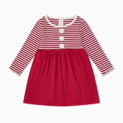 Ruby stripe ribbed dress - Borro - rent baby kids clothes