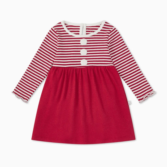 Ruby stripe ribbed dress - Borro - rent baby kids clothes