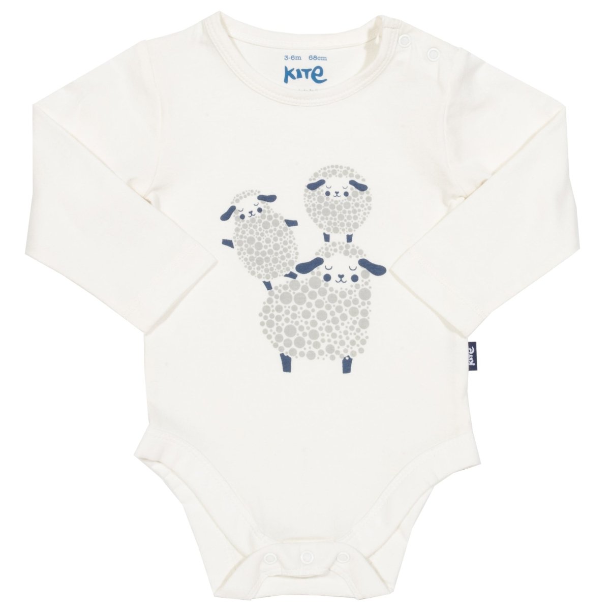 Sheep dreams long sleeve bodysuit - Borro - rent baby kids clothes