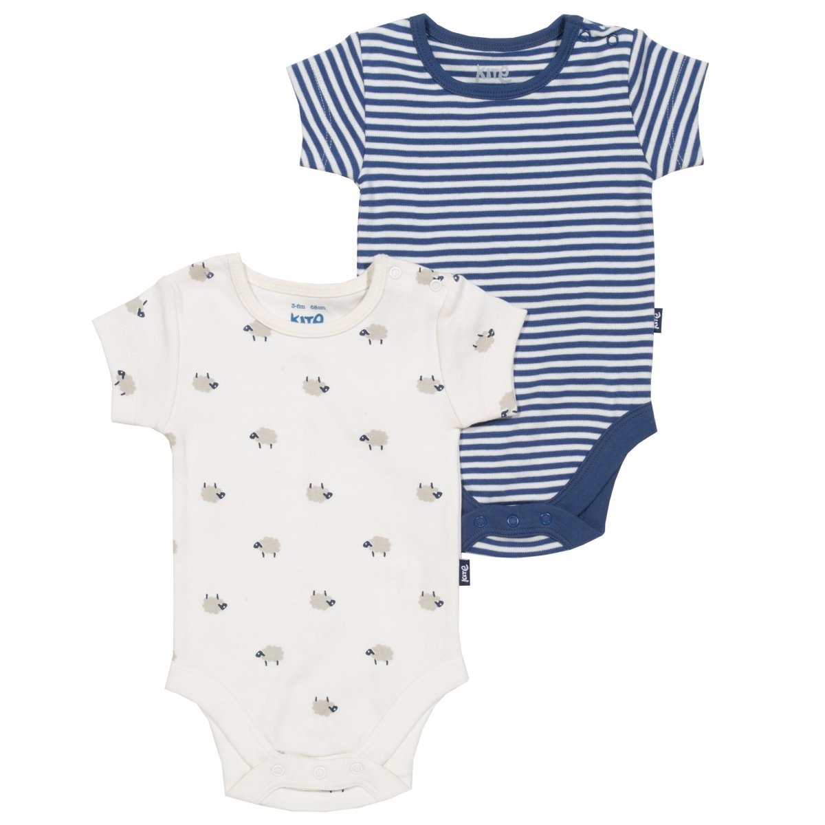 Sheepy short sleeve bodysuits - 2 pack - Borro - rent baby kids clothes