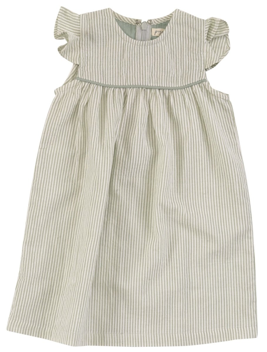 Shift seersucker green dress - Borro - rent baby kids clothes