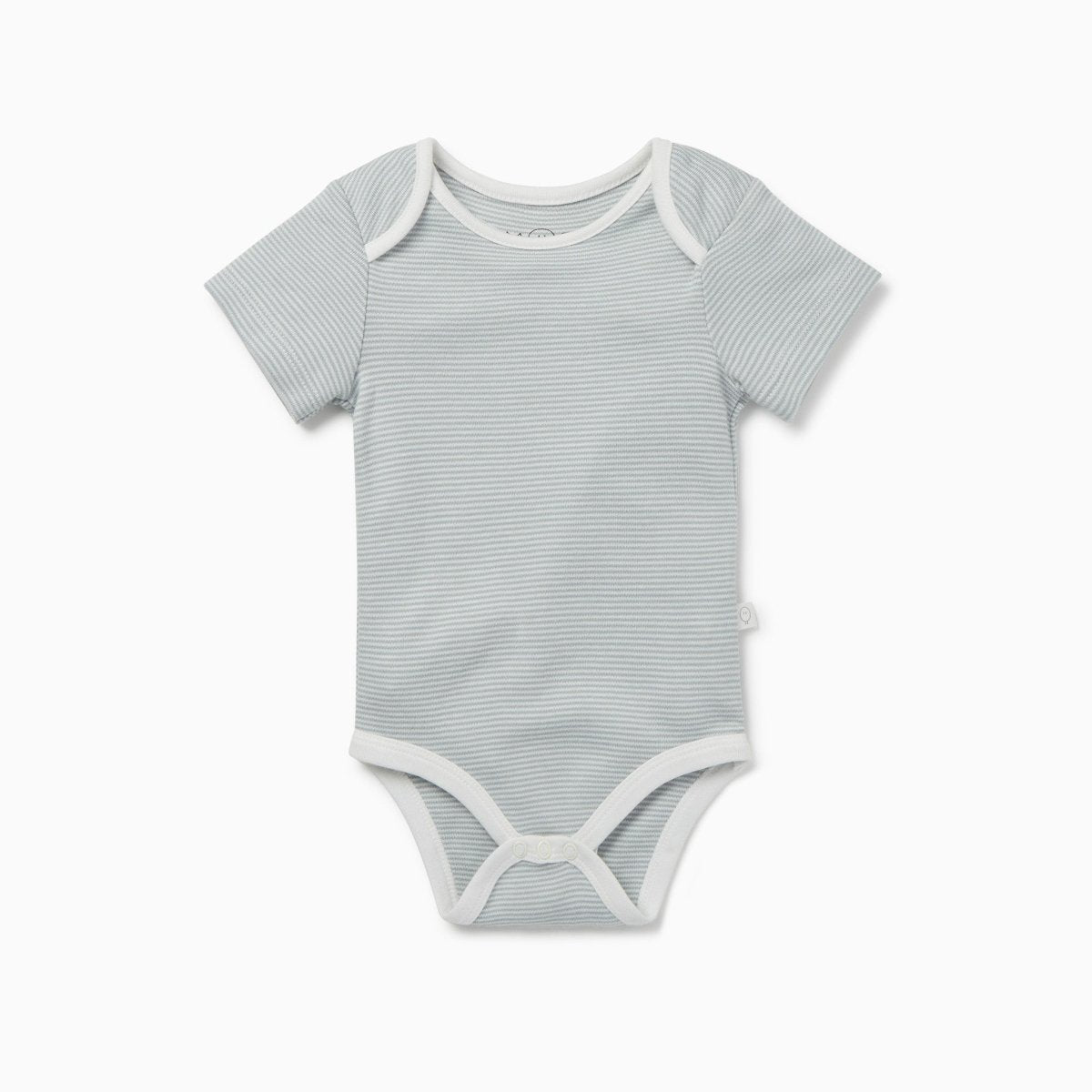 Short sleeve bodysuit - blue stripe - Borro - rent baby kids clothes