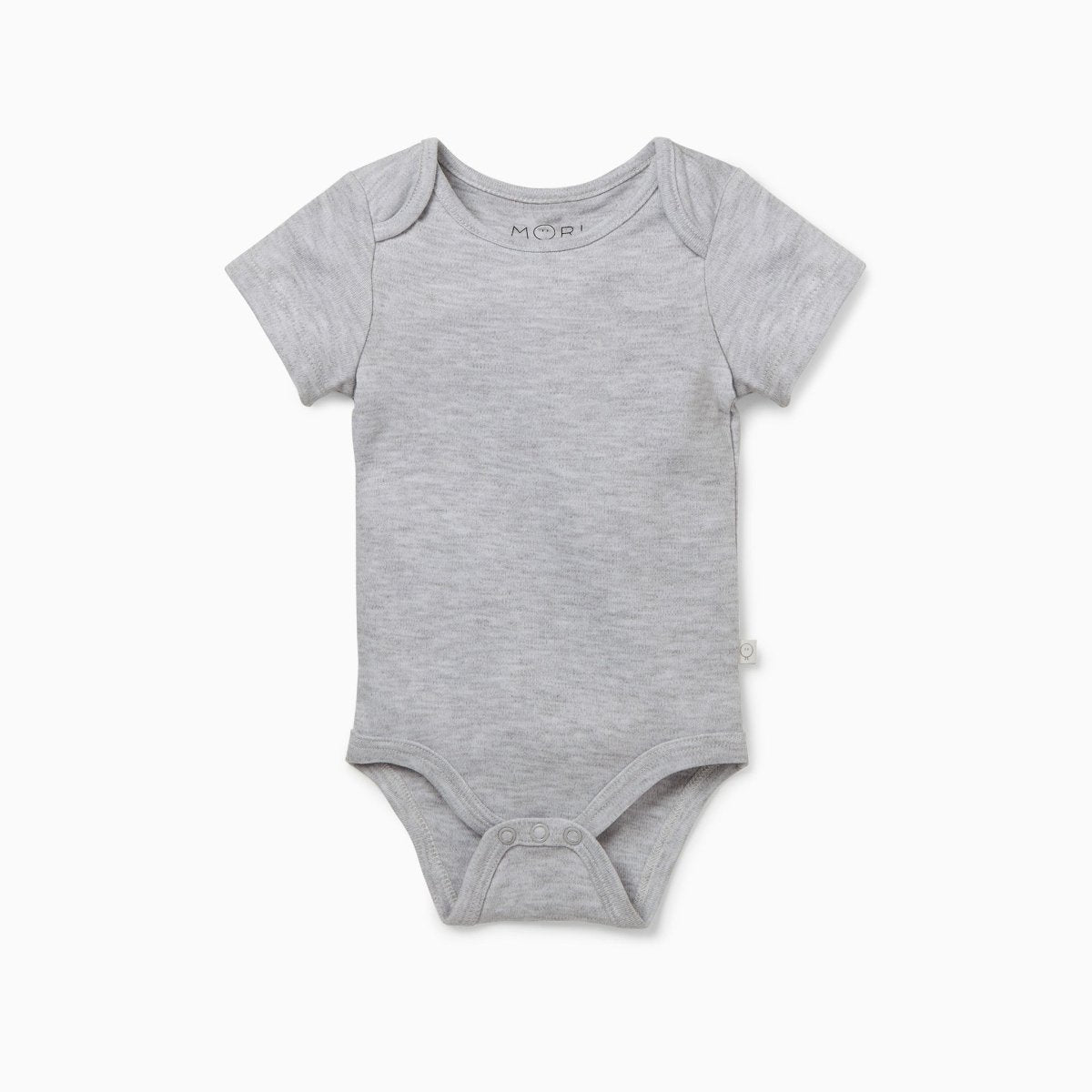 Short sleeve bodysuit - grey - Borro - rent baby kids clothes