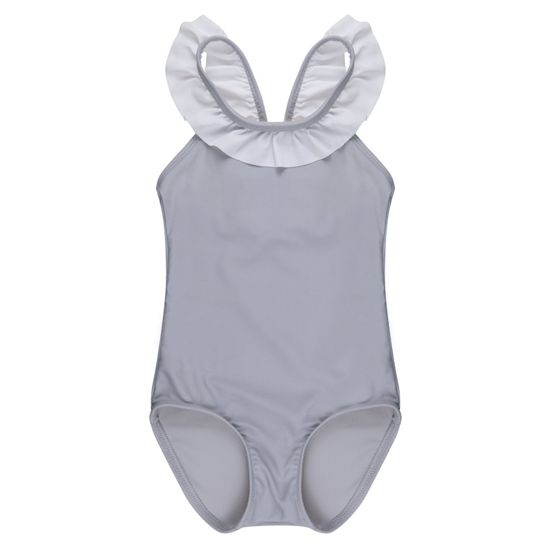 Slate frill swim costume - Borro - rent baby kids clothes