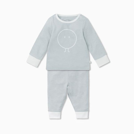 Snoozy pyjamas - blue stripe - Borro - rent baby kids clothes