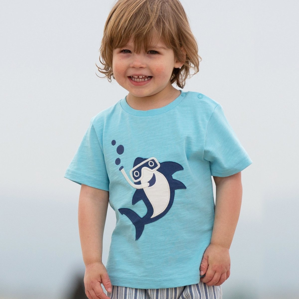 Snorkel shark t-shirt - Borro - rent baby kids clothes