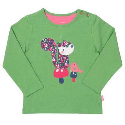Squirrel long sleeve top - Borro - rent baby kids clothes