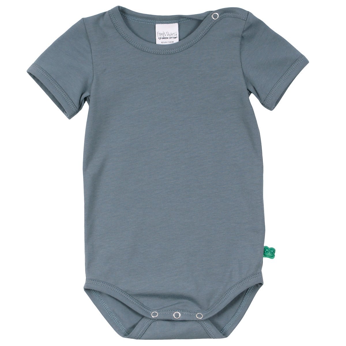 Stormy blue short sleeve bodysuit - Borro - rent baby kids clothes