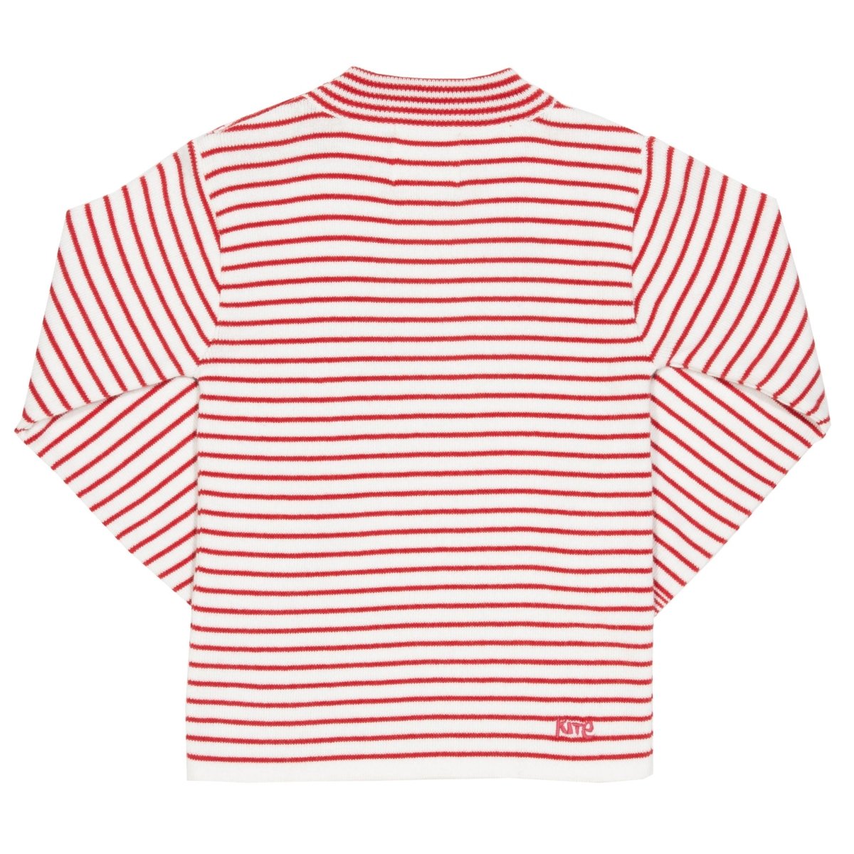 Stripy heart red jumper - Borro - rent baby kids clothes