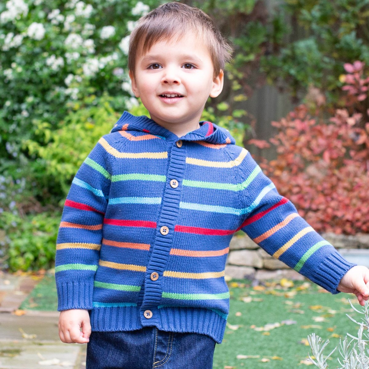 Stripy knit hoody - Borro - rent baby kids clothes