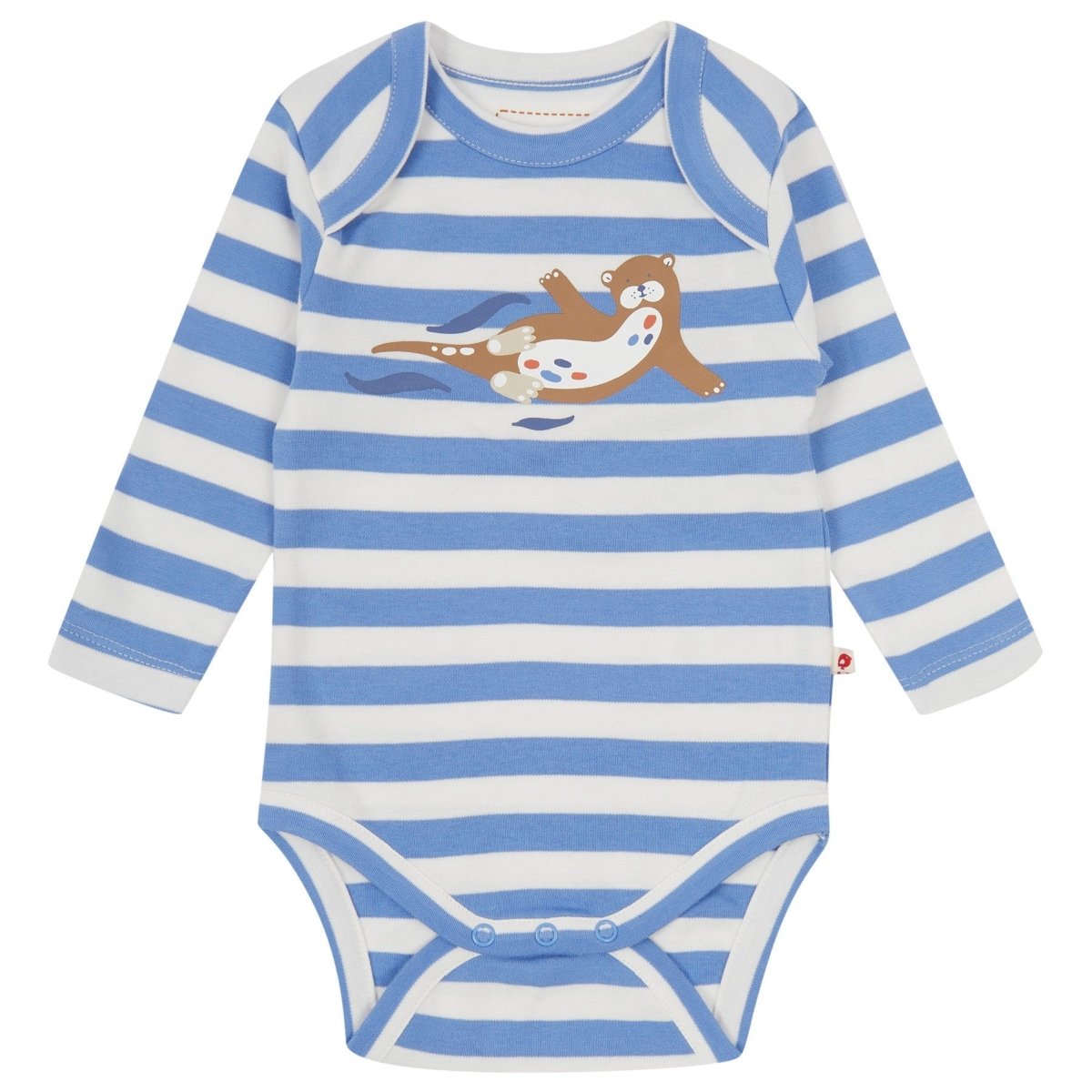 Stripy otter long sleeve bodysuit - Borro - rent baby kids clothes