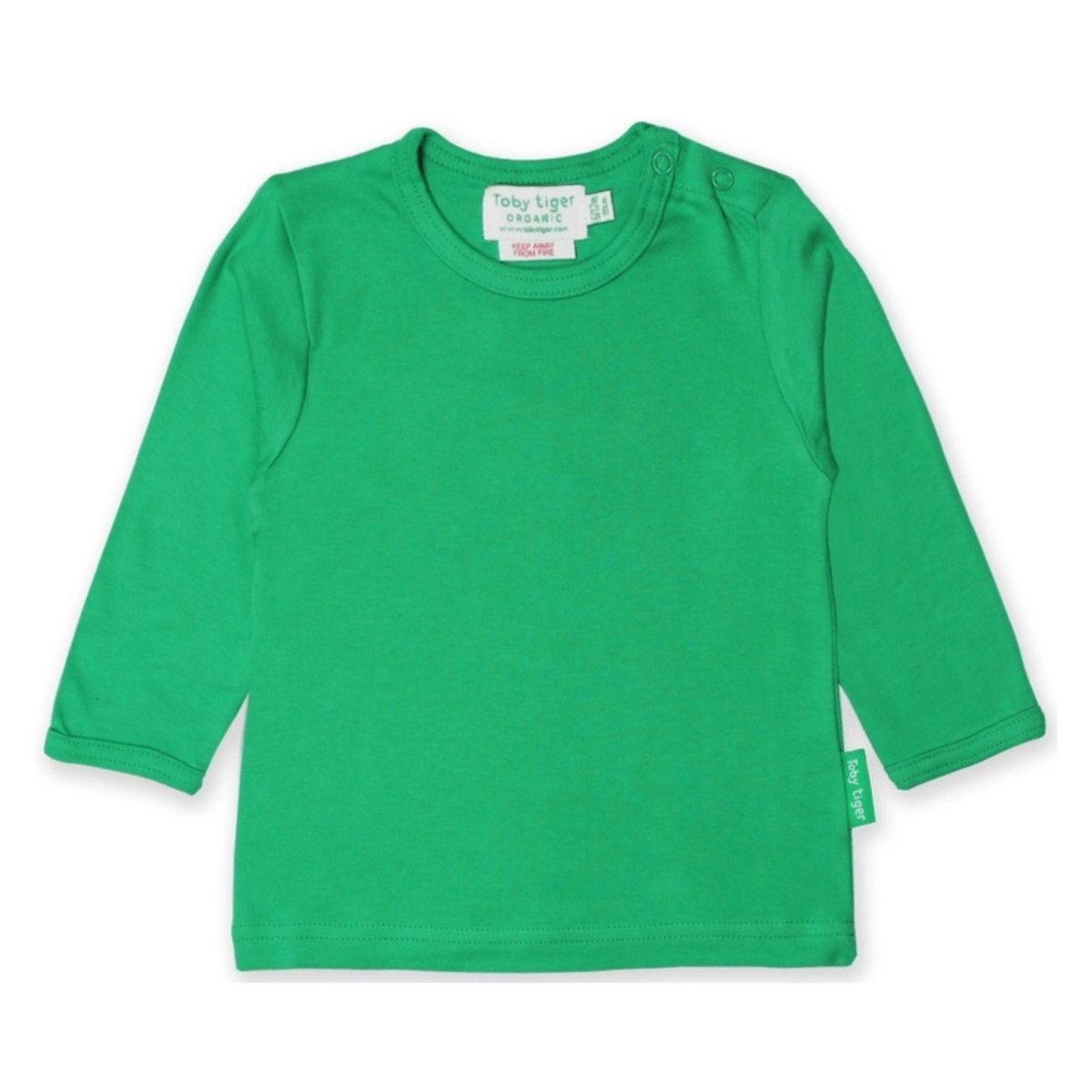 Toby Tiger long sleeve top - green - Borro - rent baby kids clothes