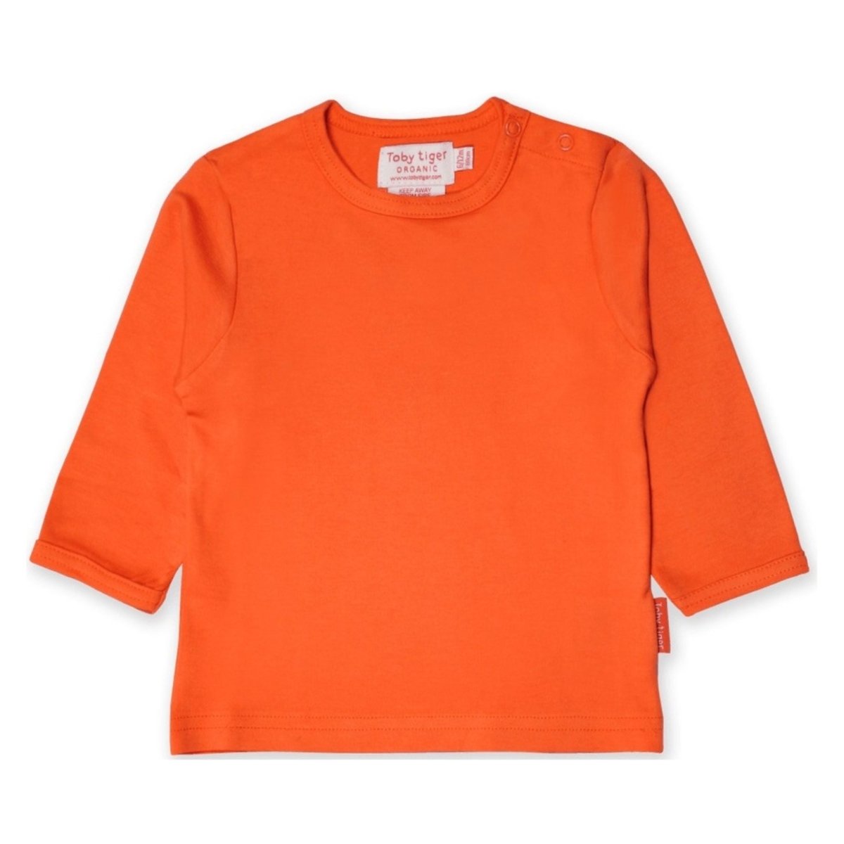 Toby Tiger long sleeve top - orange - Borro - rent baby kids clothes