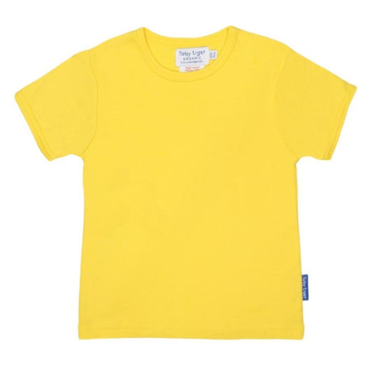 Toby Tiger t-shirt - yellow - Borro - rent baby kids clothes