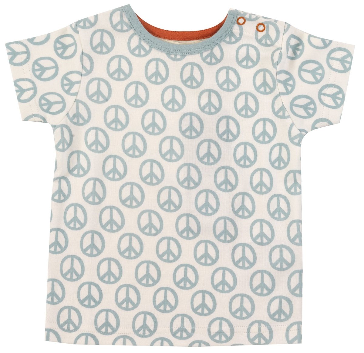 Turquoise peace t-shirt - Borro - rent baby kids clothes