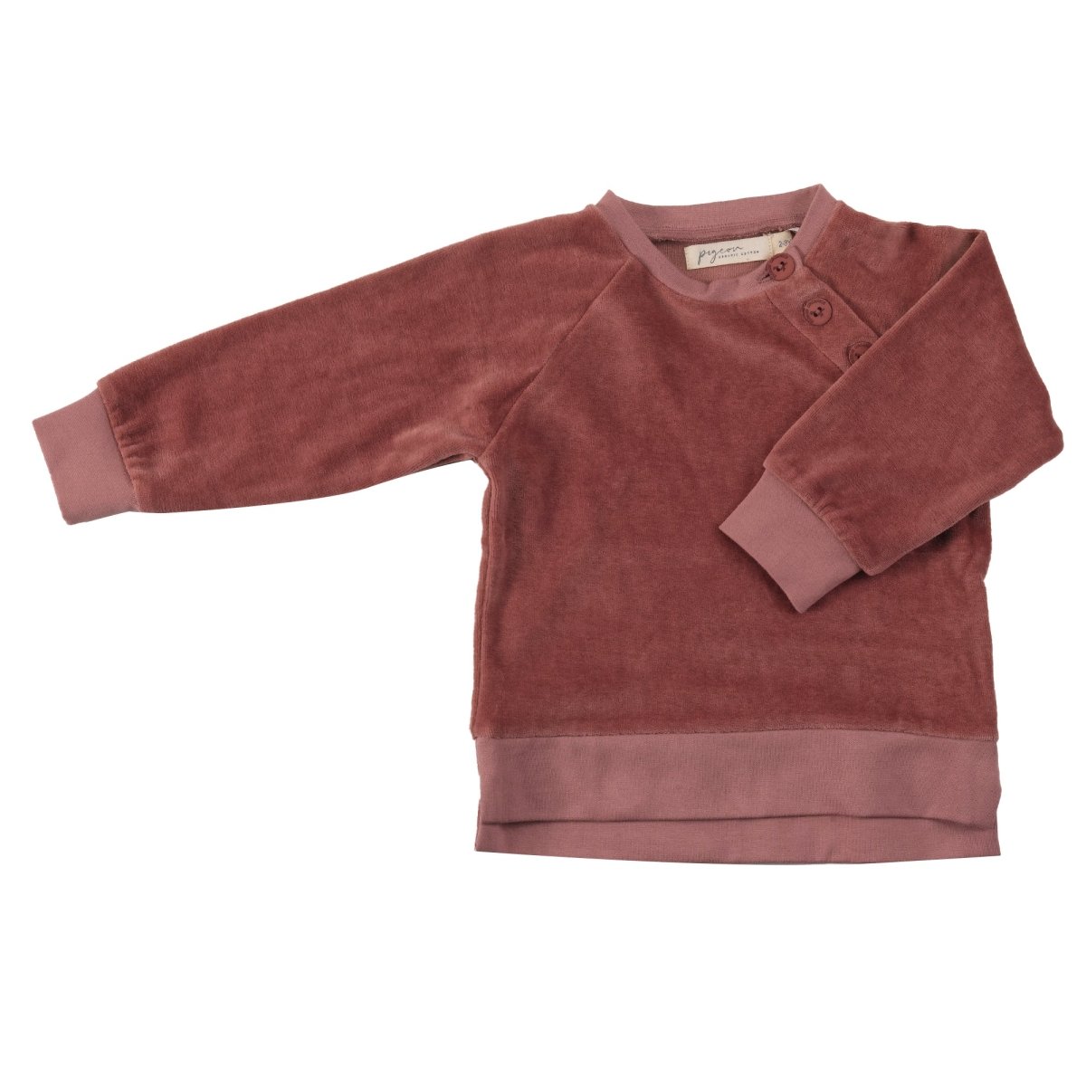 Velour sweatshirt - rose - Borro - rent baby kids clothes