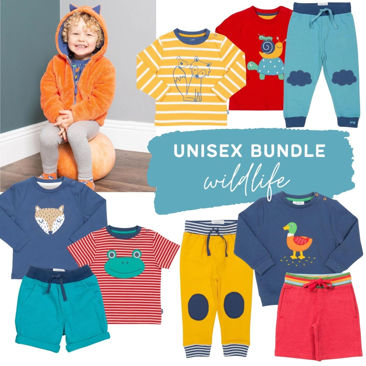 Wildlife capsule wardrobe - Borro - rent baby kids clothes